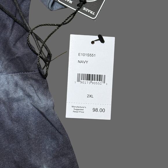 PRPS Goods & Co. Tie-Dye Graphic Tee Size XXL Navy NWT E101S551 - Picture 6 of 8